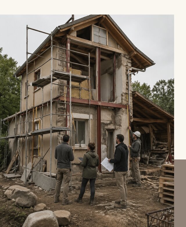 Реконструкция загородного дома под ключ в Гусе-Хрустальном от бюро