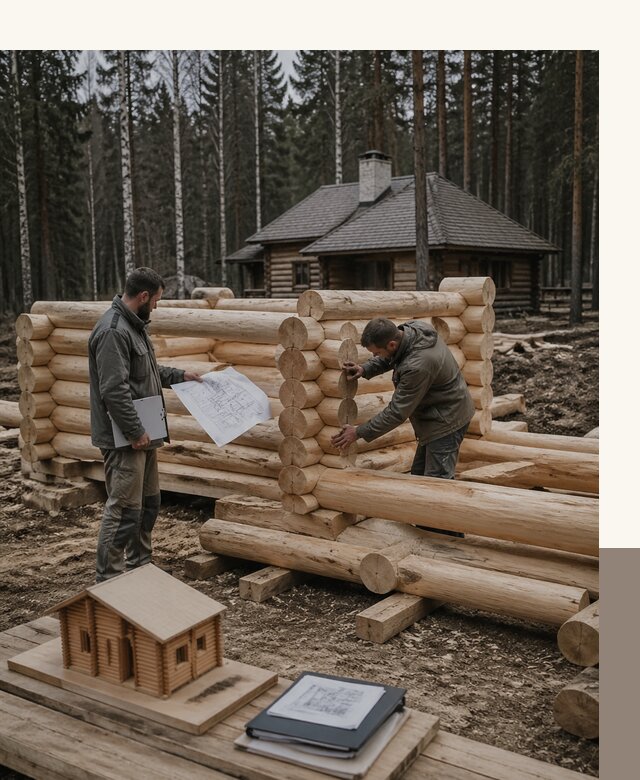 Проектирование и строительство домов из бревна в Гусе-Хрустальном